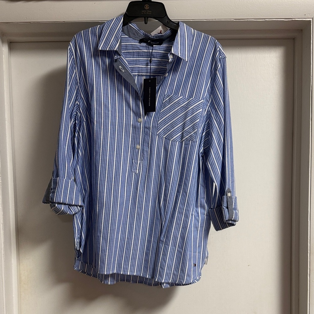 Blue Striped Shirt